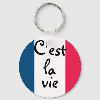 C'est la vie keychain too