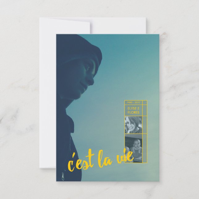 c'est la vie memorial announcement (Front)