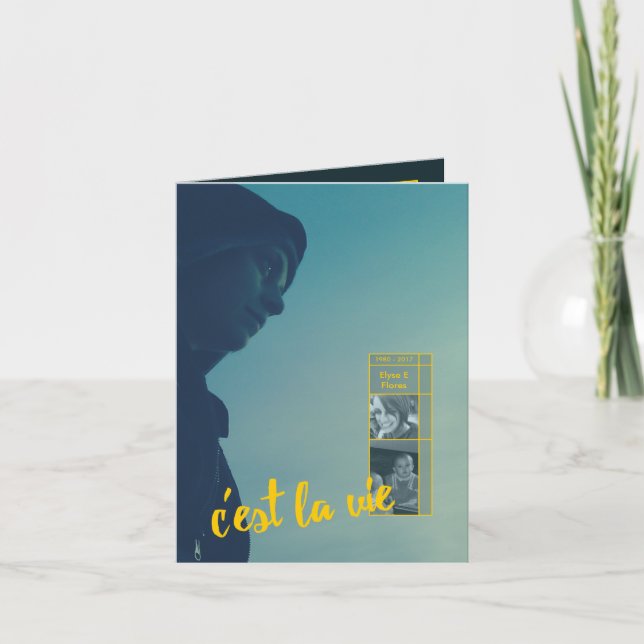 c'est la vie memorial announcement (Front)