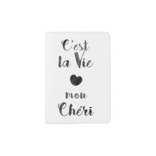 C'est la Vie mon Chéri Passport Holder
