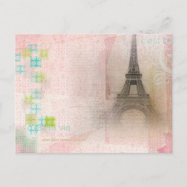 C'est La Vie Postcard (Front)