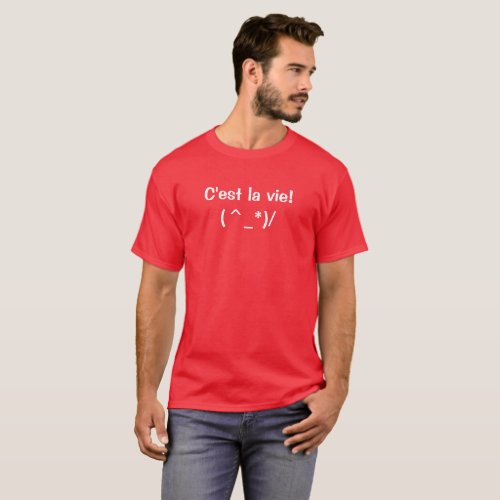 Cest la vie t_shirt _ Add images and text