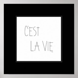 C'est La Vie - That's Life - French Poster