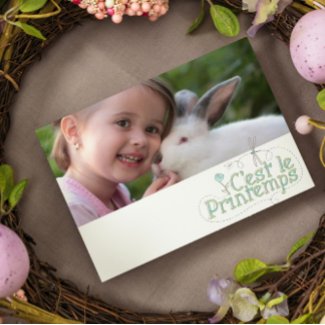 C'est le printemps - add photo