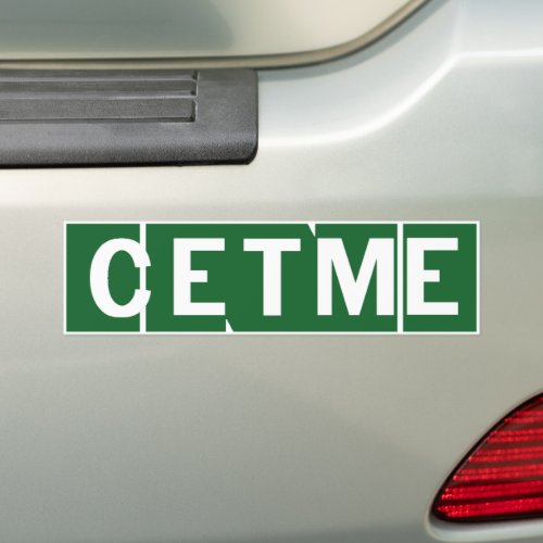 CETME RIFLE BUMPER STICKER