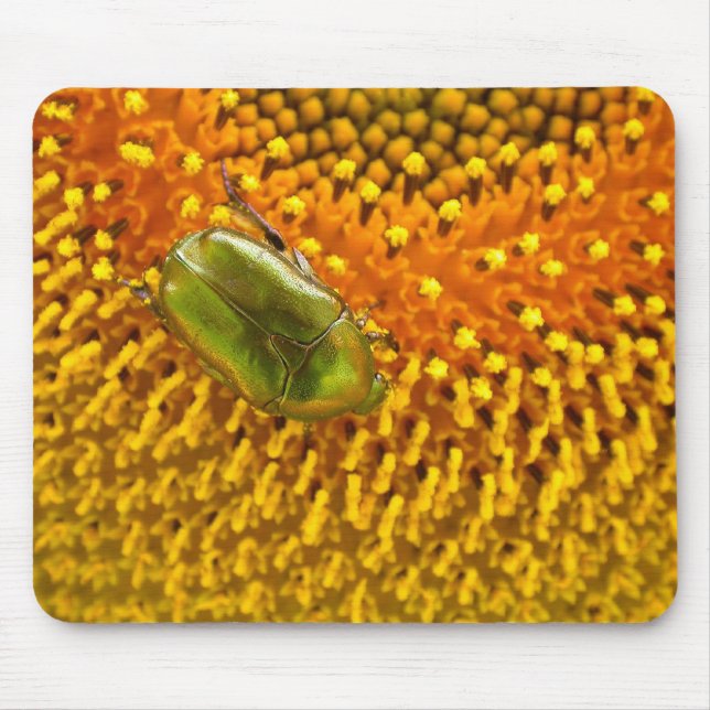 Cetonia aurata mouse pad (Front)