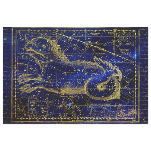 cetus constellation tissue paper