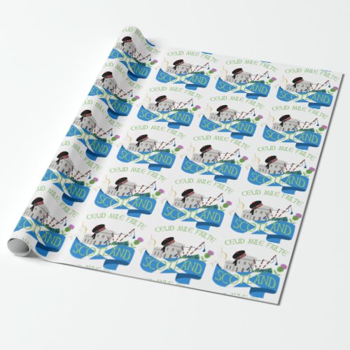 Ceud Mile Failte Wrapping Paper