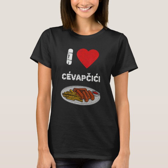 Cevapcici Kebab Balkan cuisine 10 T-Shirt (Front)