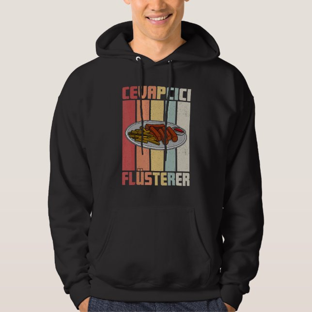 Cevapcici Kebab Balkan cuisine 15 Hoodie (Front)