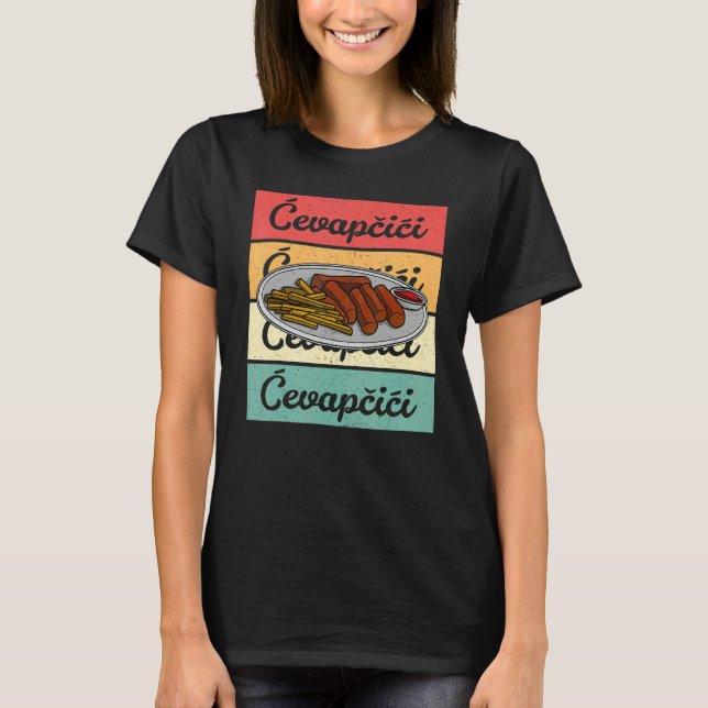 Cevapcici Kebab Balkan cuisine 17 T-Shirt (Front)