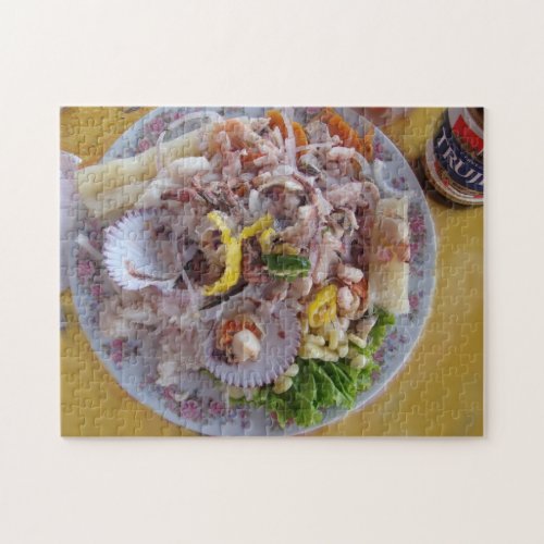 Ceviche and Beer _ Peruvian Style Jigsaw Puzzle