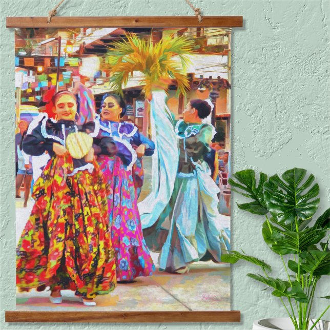 Ceviche Mexican Festival Dancers 2549  Hanging Tapestry (Creator Uploaded)