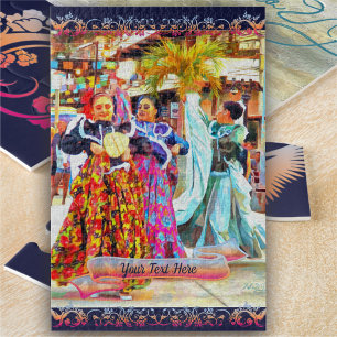 Ceviche Mexican Festival Dancers 2549 Jigsaw Puzzle