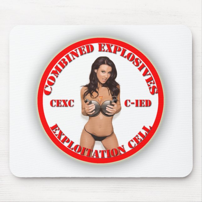 CEXC Combined Explosives Exploitation Cell CIED Mouse Pad (Front)