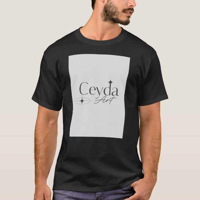 Ceyda Art Elegant Emblem T-Shirt (Front)