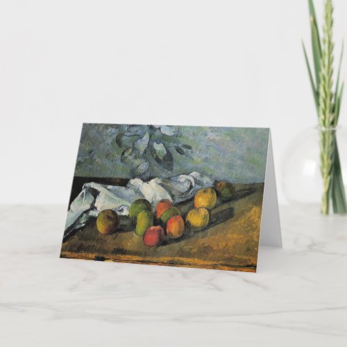 Cezanne _ Apples and a Napkin Card