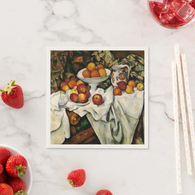 Cezanne - Apples and Oranges Napkins (Insitu)