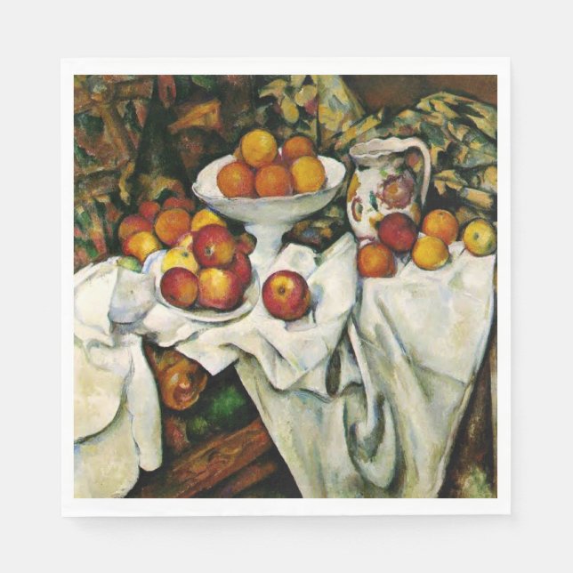 Cezanne - Apples and Oranges Napkins (Front)