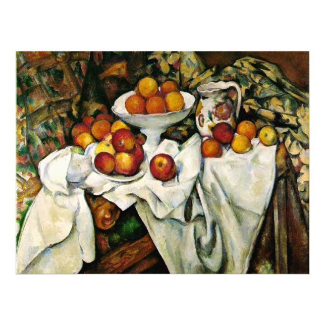 Cezanne - Apples and Oranges Photo Print (Front)