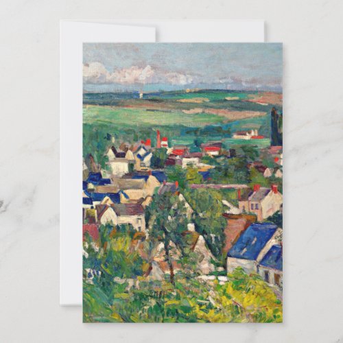 Cezanne _ Auvers Panoramic View Card