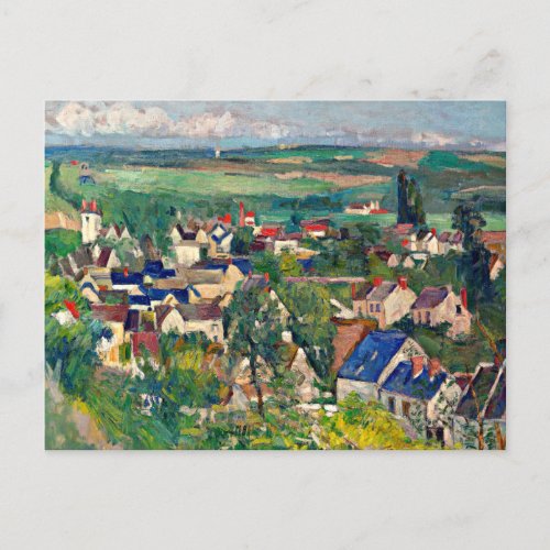 Cezanne _ Auvers Panoramic View Postcard