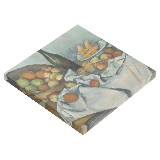 Cezanne Basket Apples Impressionism Art (3/4)