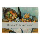 Cezanne Basket Apples Impressionism Art (Front Horizontal)