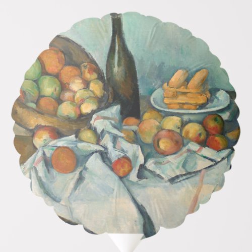 Cezanne Basket Apples Impressionism Art Balloon