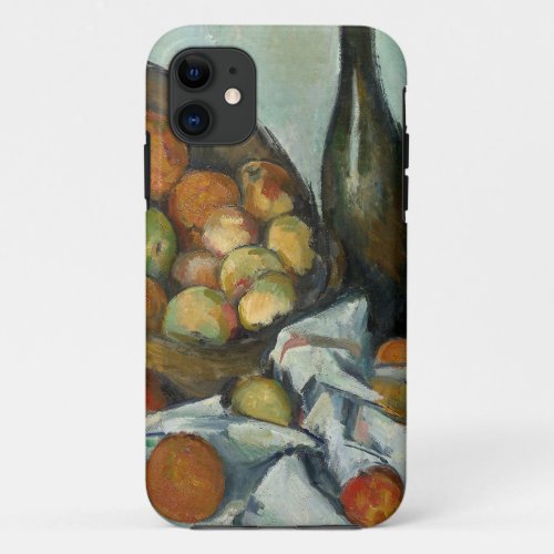 Cezanne Basket Apples Impressionism Art iPhone 11 Case