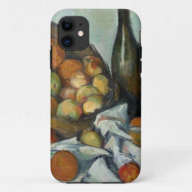 Cezanne Basket Apples Impressionism Art Case-Mate iPhone Case (Back)