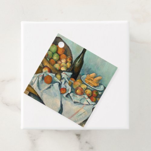 Cezanne Basket Apples Impressionism Art Favor Tags