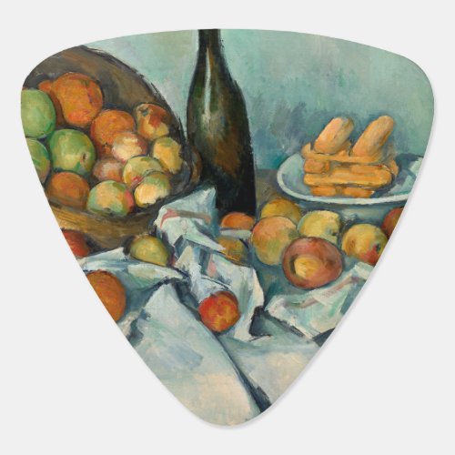 Cezanne Basket Apples Impressionism Art Guitar Pick