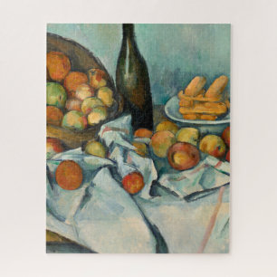 Cezanne Basket Apples Impressionism Art Jigsaw Puzzle