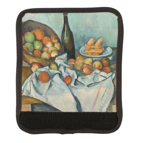 Cezanne Basket Apples Impressionism Art Luggage Handle Wrap