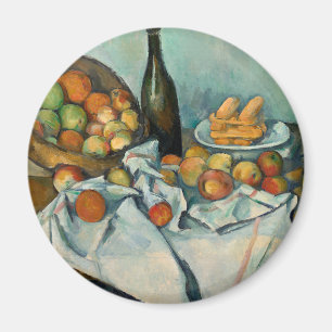 Cezanne Basket Apples Impressionism Art Magnet