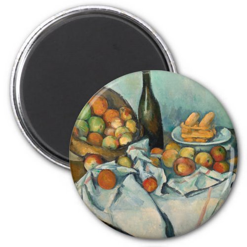 Cezanne Basket Apples Impressionism Art Magnet