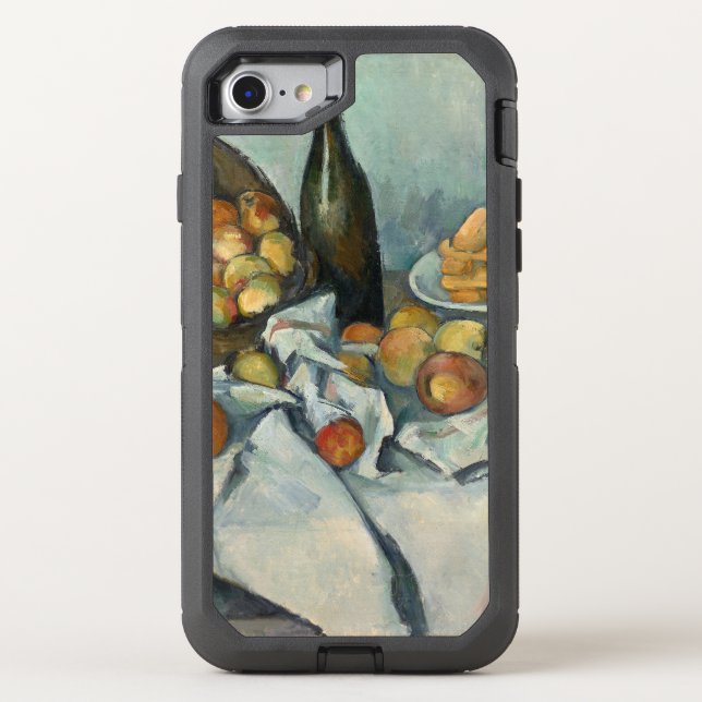 Cezanne Basket Apples Impressionism Art Otterbox iPhone Case (Back)