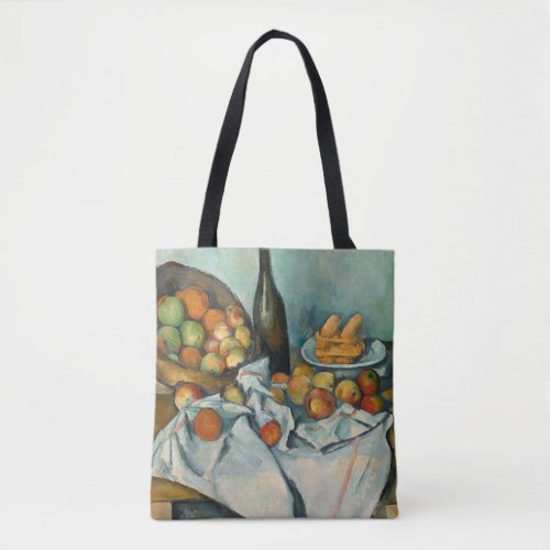Cezanne Basket Apples Impressionism Art Tote Bag