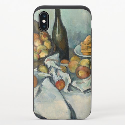 Cezanne Basket Apples Impressionism Art iPhone X Slider Case