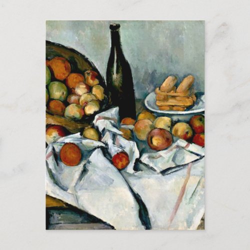 Cezanne _ Basket of Apples Postcard
