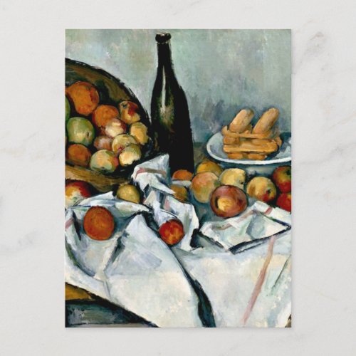 Cezanne _ Basket of Apples Postcard