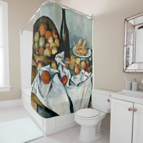 Cezanne _ Basket of Apples Shower Curtain