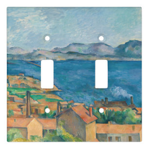 Cezanne - Bay of Marseille, Seen from L'Estaque Light Switch Cover