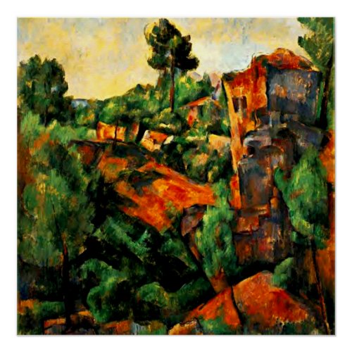 Cezanne _ Bibemus Quarry Poster