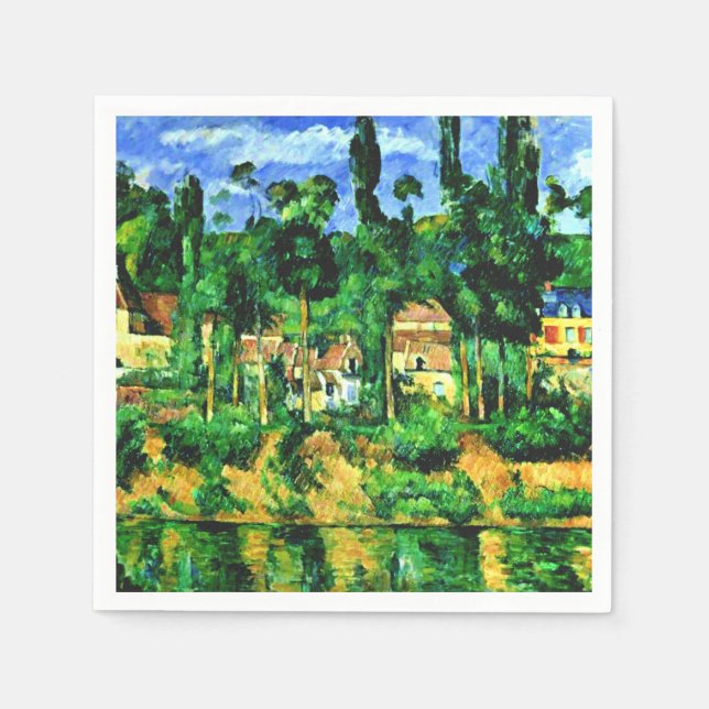Cezanne - Chateau of Medan Napkins (Front)