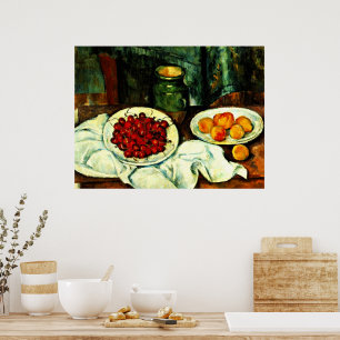 Cezanne, Cherries, fine art, Poster