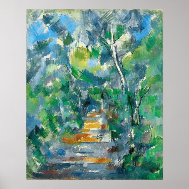Cézanne - Forest Path From Mas Jolie To Chateau Poster (Front)