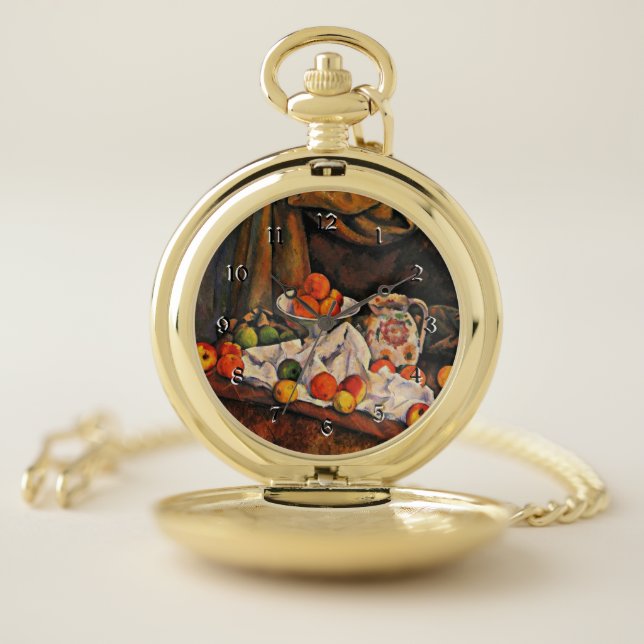 Cezanne - Fruit Bowl, Pitcher and Fruit Pocket Watch (Inside)
