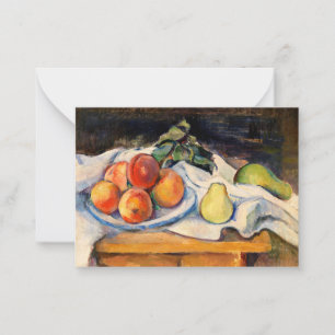 Cezanne - Fruit on a Table Note Card